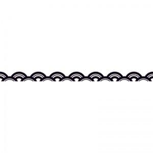 Scholastic Teaching Resources SC-823635 Aqua Oasis White Waves Trimmer