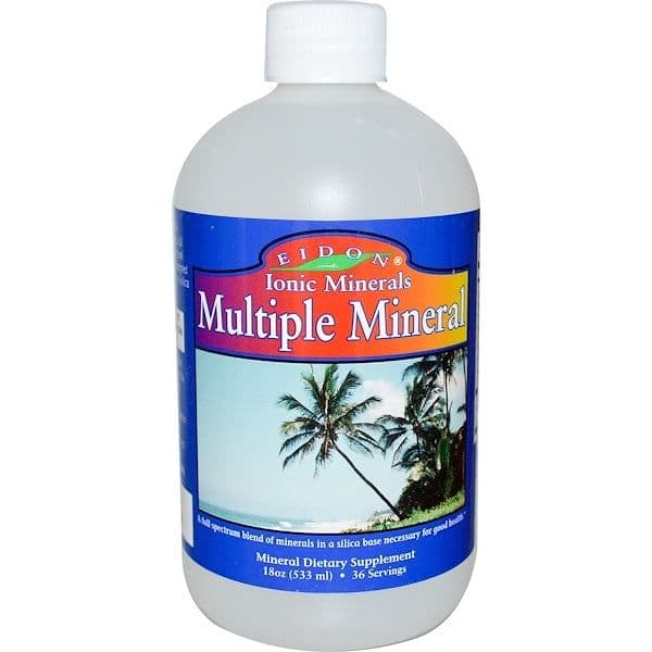 Eidon Mineral Supplements, Ionic Minerals, Multiple Mineral, 18oz (533 ml)