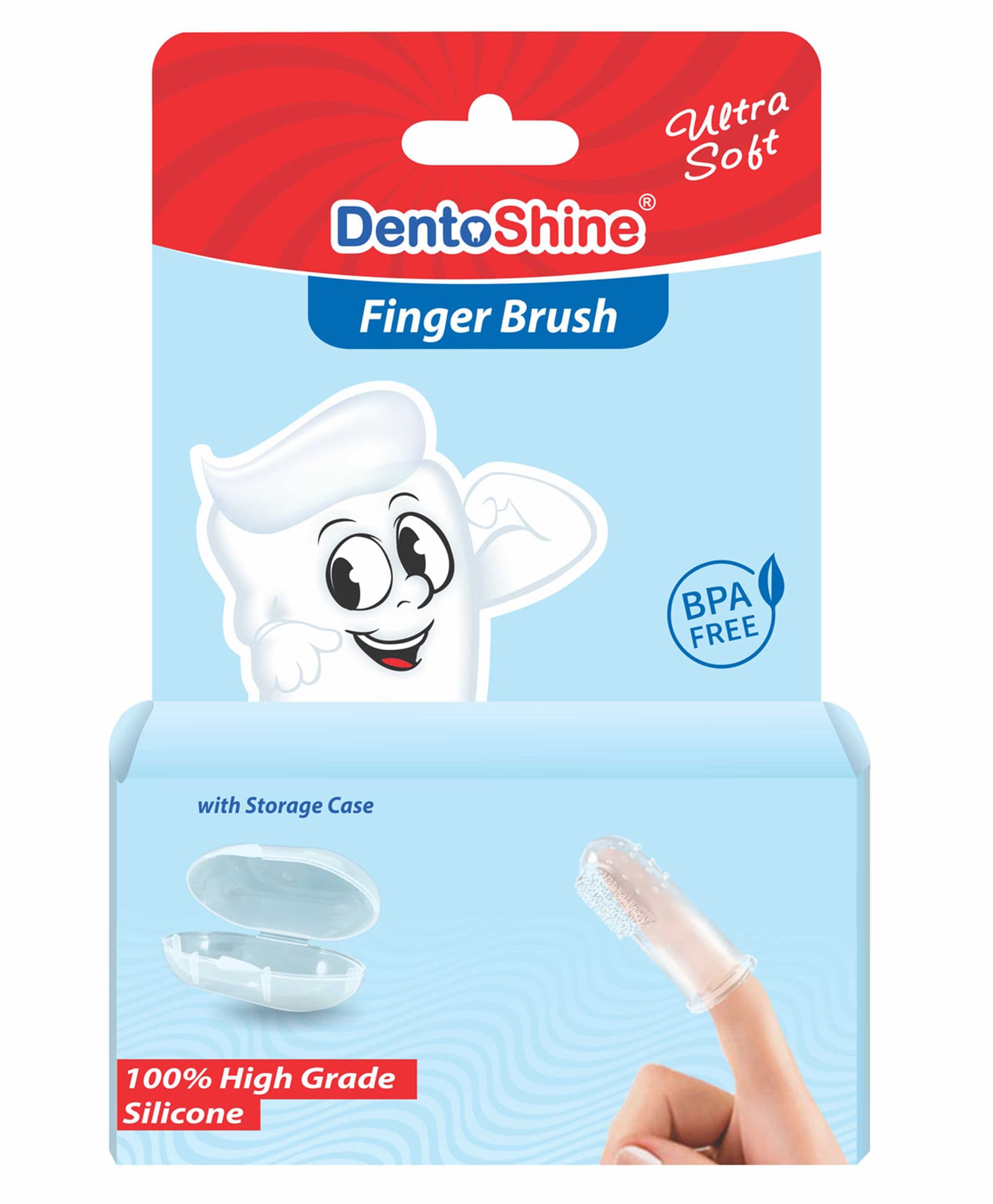 DentoShine Ultra Soft Finger Brush