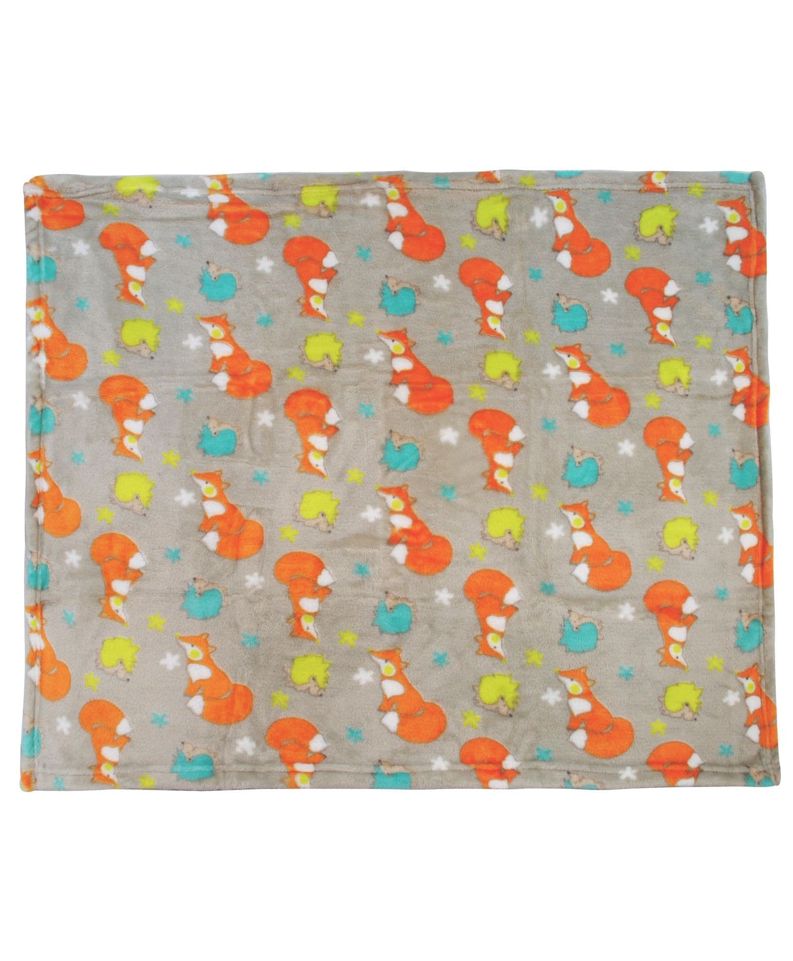 Honey Bunny Soft Coral Blanket- Grey