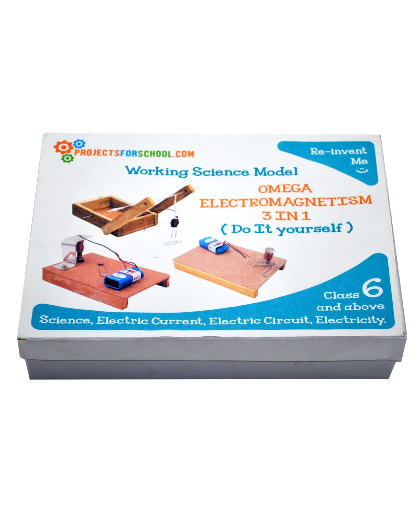 ProjectsforSchool DIY Omega Electromagnetism Kit Multicolour