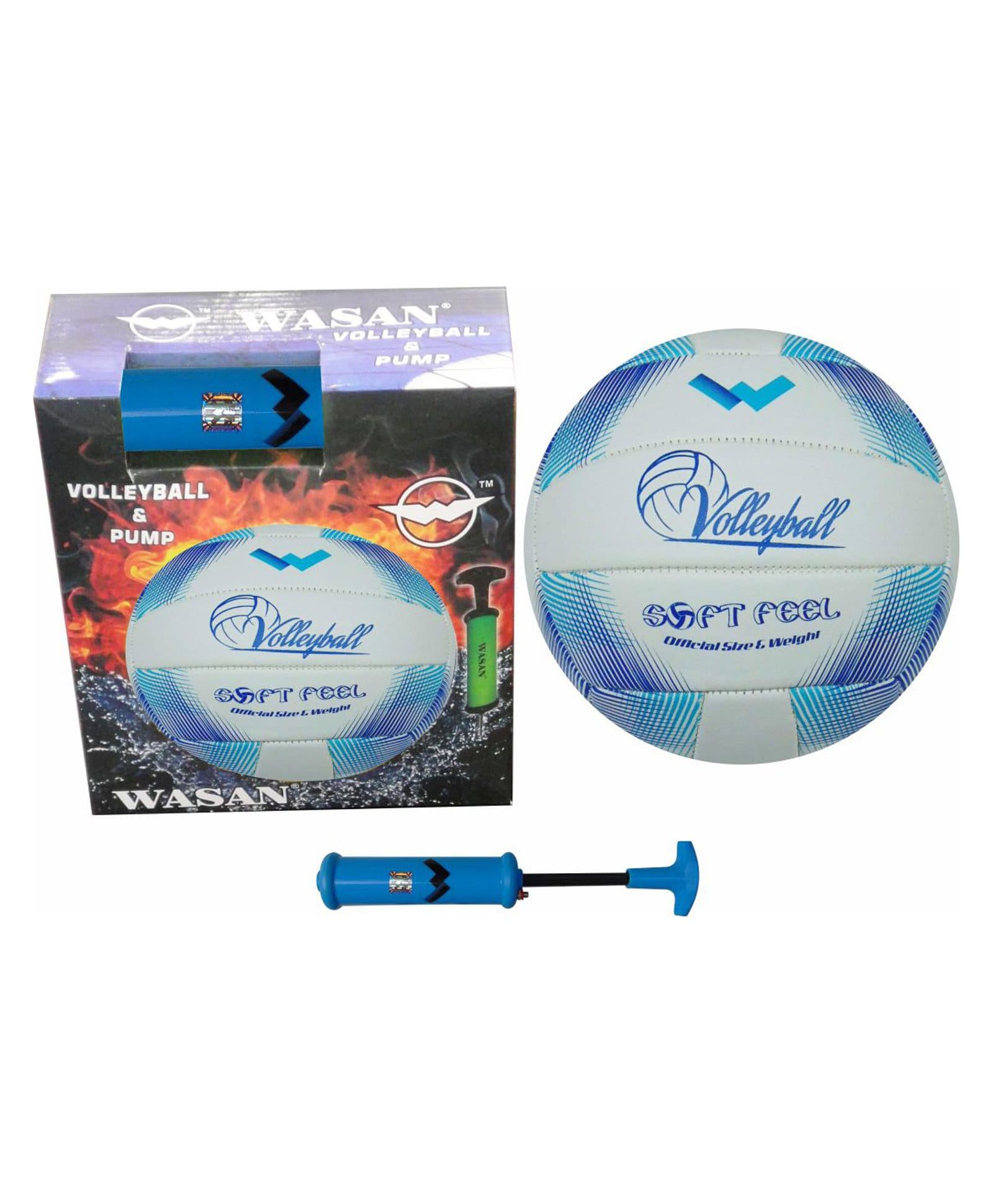 Wasan Volleyball And Inflating Pump