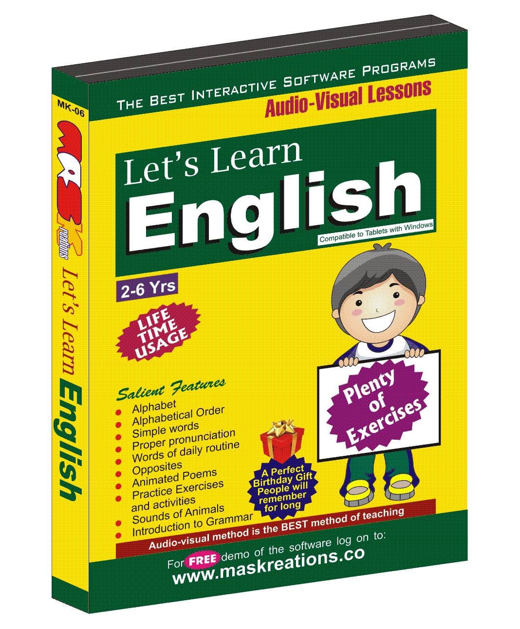 MAS Kreations Lets Learn English - English