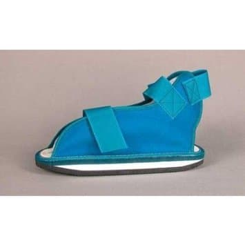 Darco Canvas Open Toe Cast Boot X-Large Closed Toe:Dark Blue, Open Toe:Light Blue