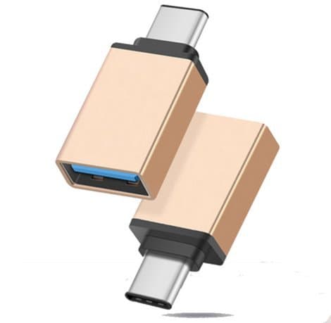 USB Type C USB OTG for Xiaomi Huawei Honor P9 8 Nexus 6 P Type C Adapter OTG USB Data Sync Charging tipo-c USB-C gold