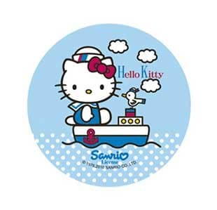 Anglesit Brands HELLO KITTY CAKE TOPPER 14.5 CM EDIBLE WAFER/RICE PAPER III. CUP CAKE TOPPERS BIRTHDAY PARTY KIDS WEDDING DECORATION