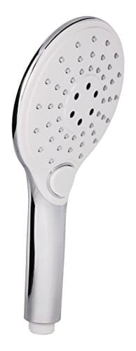 Hand Shower Yona 3, Jet Selection by Pressing a Button, 3-Way Adjustable. Shower Head, Shower Head with Button, Chrome