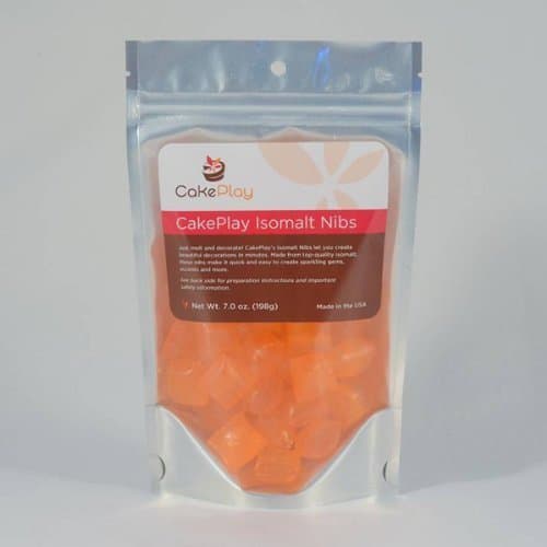 CakePlay Isomalt Nibs Orange by CakePlay
