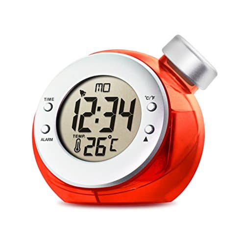 Magic water powered alarm clock/ creative studentsLEDAlarm clock/ mute the snooze alarm-D