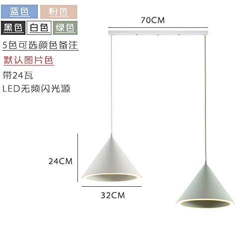 Awama Semplice e Modern Ristorante Three-bar Creative Letto Camera da Letto Vintage Luce Pendente in metallo Lampadario retrò