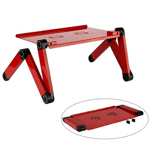 BXD Folding Table Desk Stand Tray for Laptop -Notebook-QuickLift LCD - DLP Projector Stand and Adjustable Height - Angle