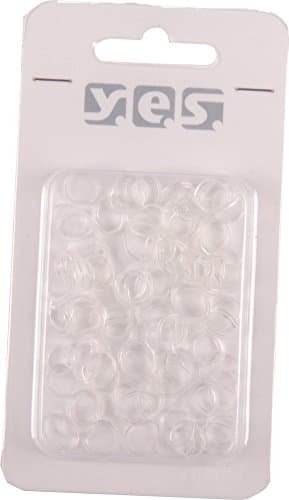 Solida Elastic Bands for Braids / Dreadlocks Transparent Silicone 3 x Pack of 100