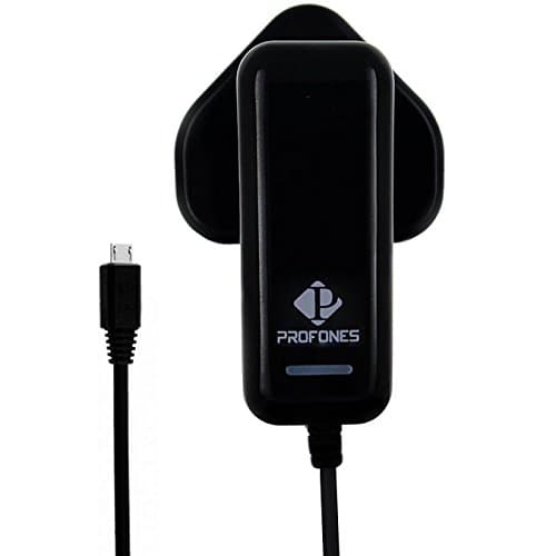 Profones® 5V 2A Micro USB Mains Charger for Google Nexus 5/6/7 &amp; Window Smartphones, Samsung S6/S7 Edge, HTC M9 &amp; other Micro-USB Models