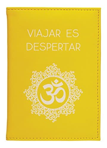 Laroom Passport Cover, PU and Polyester, Yellow