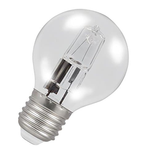 3 x 20w (25w) Halogen Golf Ball Light Bulb E27 ES Edison Screw 240v (Eveready S11920)