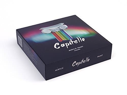 Professional Acrylic Paint Set - 16 jars - For Beginners, Students &amp; Professionals artist