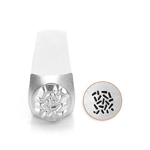 Impress Art 33-Piece Sprinkle Pattern 6 mm Metal Stamp by Impress Art Metal Stamps