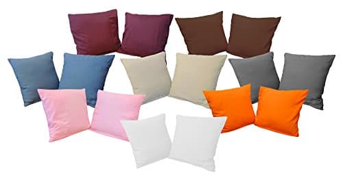 Cushion Covers Pillowcases Microfibre 80 x 80 cm Set of 2 80 x 80 cm graphite