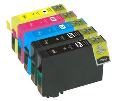 5 Multi-Pack Epson Compatible Ink Cartridges for Epson T0715, 2 x T0891 1 x T0892, 1 x T0893, 1 x T0894, T0895, (Contains : 2 x T0711, 1 x T0712, 1 x T0713, 1 x T0714), T0715, - 2 black. 1 cyan, 1 magenta, 1 yellow,