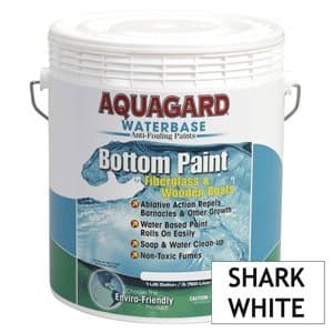 AQUAGARD WATERBASED BOTTOM PAINT GALLON SHARK WHITE
