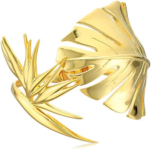 nOir Jewelry Philodendron Bangle Bracelet