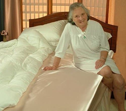 Emsec Easy Slide Fitted Sheet, Sand, UK Small Double 26cm (120cm x 190cm x 26cm)