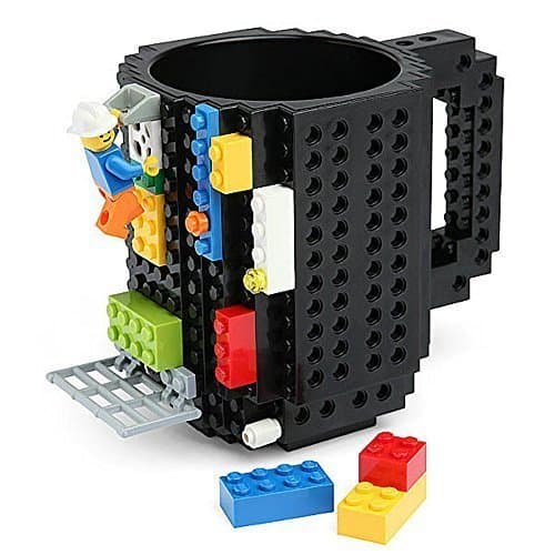 Self Build DIY Personalised Build Brick Coffee Mug (Black)