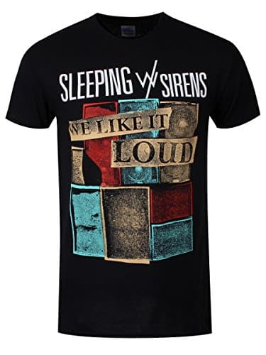 Sleeping With Sirens Men's Stack SWS T-shirt Black