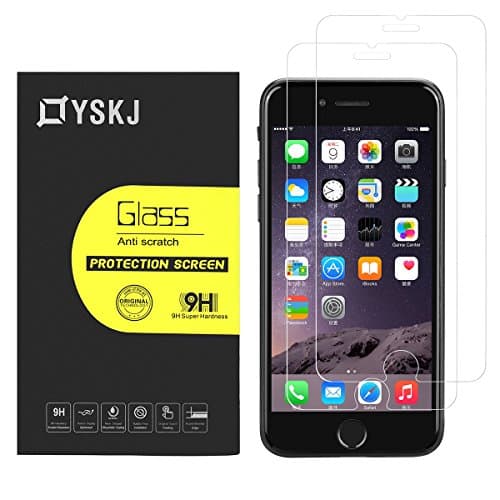 iphone 7 iphone 8 Screen Protector Tempered Glass Film Case Friendly Anti-Scratch Anti-Fingerprint Bubble Free Compatible 3D Touch for Apple iPhone 8 iphone 7 4.7-Inch (2 Pack)