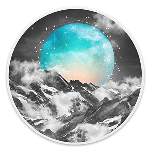 Cheap Pop Out for Mobile Phone, Expanding Pop Grip Mount Holder Stand Sockets for iPhone X,Smartphones and Tablets - Blue Moon In Starry Black White