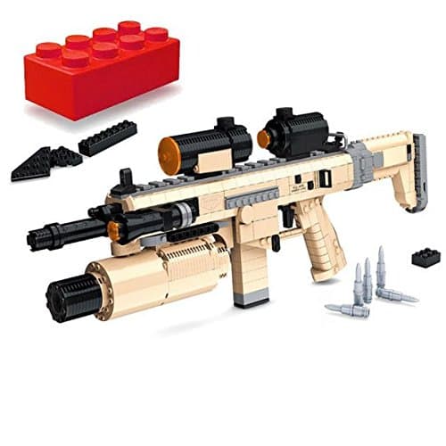 Building Bricks Desert Storm Gun