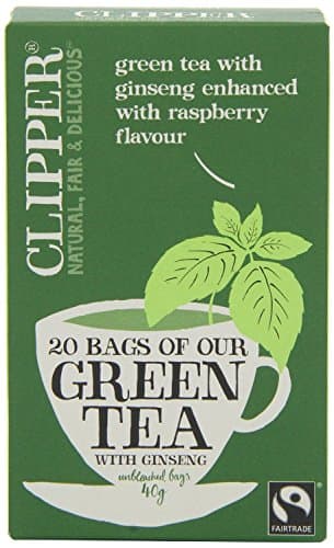 Clipper | Green Tea With Raspberry & Ginseng | 1 X 20 Bags