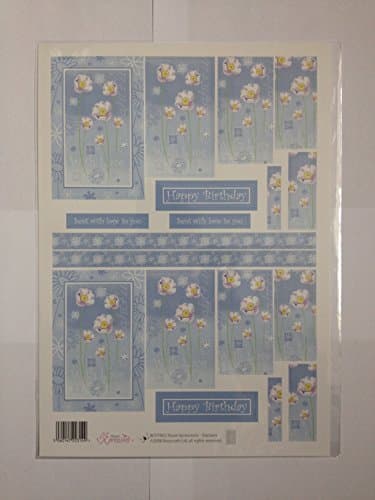 Buzzcraft 3D Die Cut Stackers Card - BCPY002 Floral Xpressions