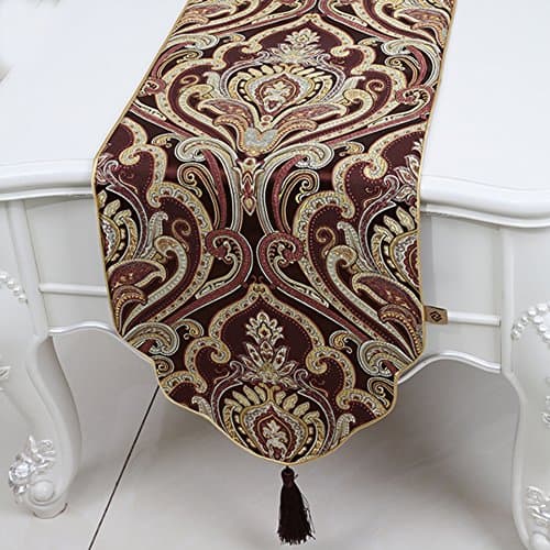 Sleek,Mats Cushion The Mediterranean Dining Table Coffee Table Flag,Bed Runner-C 33x150cm(13x59inch)