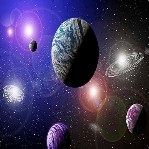 GIANT SCI FI WALLPAPER ALIEN PLANETS SOLAR SYSTEM SPACE WALL MURAL 3.35 x 2.36m