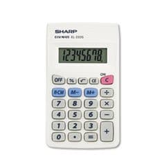 (3 Pack Value Bundle) SHREL233SB EL233SB Pocket Calculator, 8-Digit LCD
