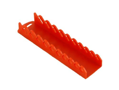 Protoco 5121 Stubby Wrench Rack, Red Magnetic, 10-Piece