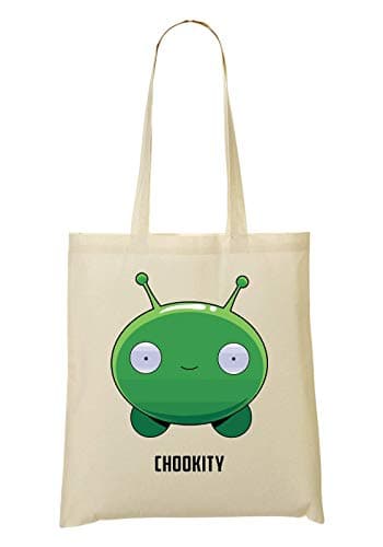 Chookity Space Creature Shopping Tote Bag