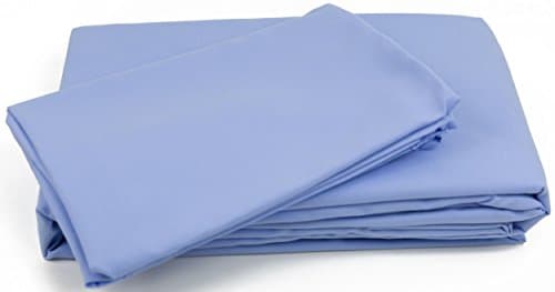 HotelSheetsDirect 3 Piece Premium Microfiber Bed Sheet Set - 1600 Thread Count, Wrinkle, Fade, &amp; Stain Resistant. (Twin, Light Blue)