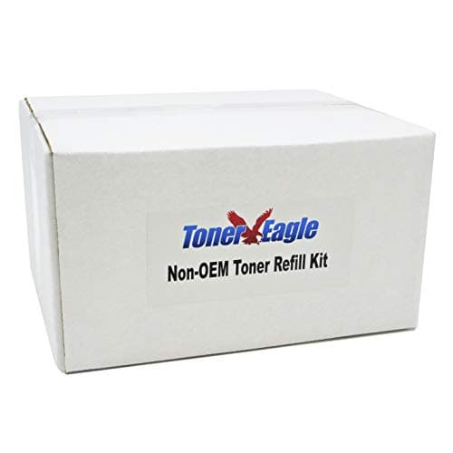 Toner Eagle Refill Kits Compatible with Lexmark MX310dn MX410de MX510de with Chips. [Black, 4-Packs]