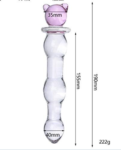 Pandazone Glass Wand Clear