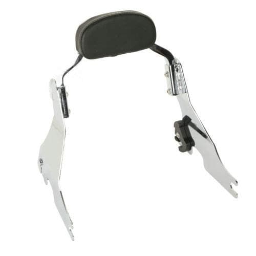 YC Chrome Short Passenger Backrest Bracket Sissy Bar For Harley Sportster XL 2004-UP