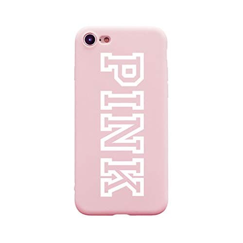 Pink VS Victoria Soft Case for iPhone Secret Case Coque Hull TPU Pink Pink for iPhone 6 or 6s