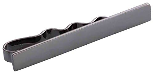 Grey Knurr Tie Slide by Duncan Walton