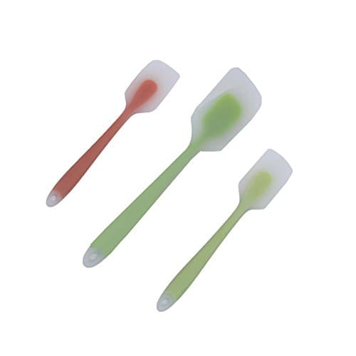 Silicone Spatula Set 3 Piece Colorful Easy Flex Rubber Baking Spoon Tool Cooking Baking Mixer Scraper Seamless Kitchen Utensils Set …