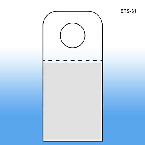 Round Hole Hang Tab, ETS-31, Pack of 5000