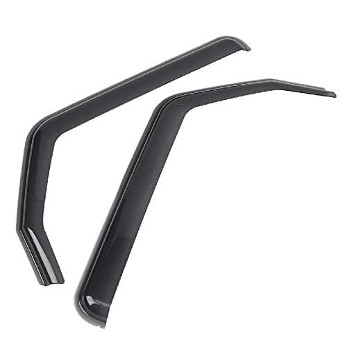 AUXMART in-Channel Side Window Deflectors, Window Vent Visors Rain Guards 2-Piece Set for 2018-2019 Jeep Wrangler JL 2-Door