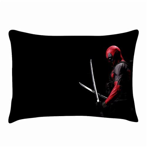 Standard Size Dead Pool Pillowcase Deadpool Cover Two Sides Pillowslip 20x30 Inch