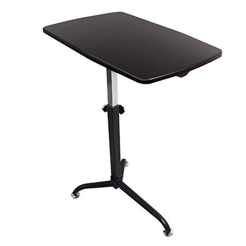 YFUIOVX Folding Table Bedside Sofa Laptop Table (Adjustable Height), Multifunction Dining Table Learn Writing Desk Computer Stand,black,62 * 38 * 91.5cm [Energy Class A]