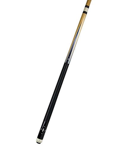 Stealth Pool Cue Black/White/Blue- Linen Grip
